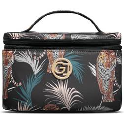 Gillian Jones Beautybox Black Tiger And Palm Print