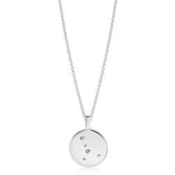 Sif Jakobs ZODIACO CANCER halsband vita Zirkoner (silver)