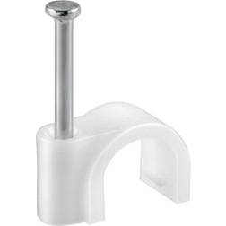 Goobay Pro Cable Clip White 14mm