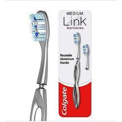 Colgate Link Whitening Medium Replaceable Head Manual Toothbrush Starter Kit