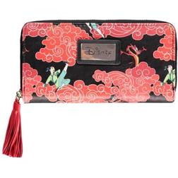 Difuzed Disney Mulan Mushu Zip-Around Clutch Purse with Tassel