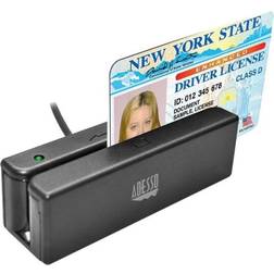 Adesso Msr-100 Magnetic Card Reader Black Usb