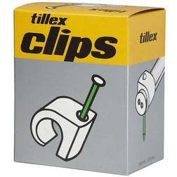 Tillex Clips 8-12/30 mm hvid (100)