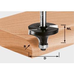 Festool Avrundningsfräs HW S8 D28,7/R8 KL