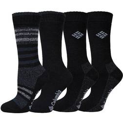 Columbia Womens Moisture Control Crew Socks - Black