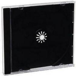 Verbatim 94867 CD/DVD Jewel Storage Cases-Black Tray 200pk