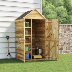 vidaXL Abri À Outils Avec Porte 107x107x220 cm