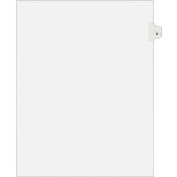 Avery 30% Recycled Side-Tab Legal Exhibit Dividers, Tab Title