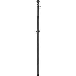 Evergreen Flag Stands Black Extendable Flag Pole