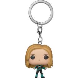 Funko Porte Clé Captain Marvel Vers Exclu Pocket Pop 4cm