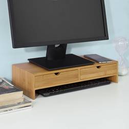 SoBuy Bamboo Computer Screen