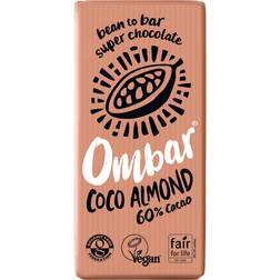 Ombar Coco Almond Organic Vegan Fair Trade Chocolate