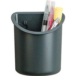 Universal One Cubicle Pencil Cup, Charcoal