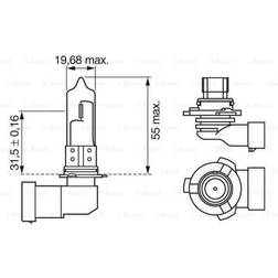 Bosch Glödlampa huvudstrålkastare Blister1pcs-1987301062