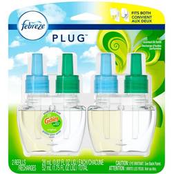 Febreze Plug Odor-Eliminating Air Freshener Refills, Gain Original Scent