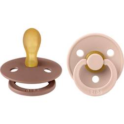 Bibs Fopspeen Symmetric Blush/Woodchuck 6-18mnd 2st