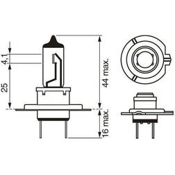 Bosch Autolampen 1 987 302 471 H7 24 70 PX26d