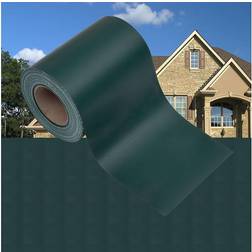 vidaXL Recinzione Frangivento da Giardino PVC 35x0.19 m Verde Opaco