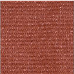 vidaXL Paravento da Balcone Terracotta 120x500 cm in HDPE - Marrone