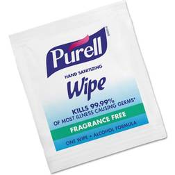 Purell Premoistened Sanitizing Hand Wipes, 5 7, 100/Box