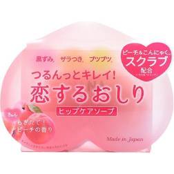 Pelican Soap Peach Scented Exfoliate Whitening Hip Care Soap 80g