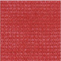 vidaXL Paravento da Balcone Rosso 120x500 cm in HDPE