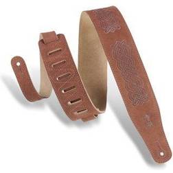 Levy's Leathers Levy's MS26CK Suede Guitar Strap Brown