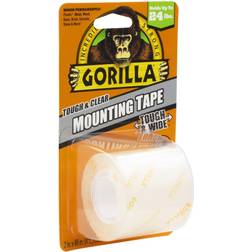 Gorilla Tough & Clear Double Sided 2 in. in. L Mounting Tape Clear Total Qty: