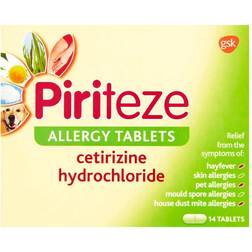 Piriteze Antihistamine Allergy Relief 14s