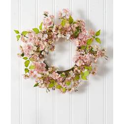 Nearly Natural 4783 Cherry Blossom Wreath