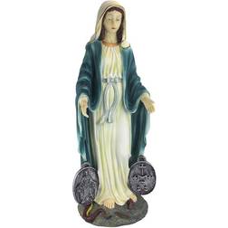 Design Toscano Miraculous Medal Madonna Sacred Garden Statue Figurine 23"