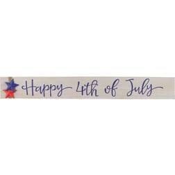 National Tree Company 19" Patriotic Happy 4th of July Tabletop Decoration