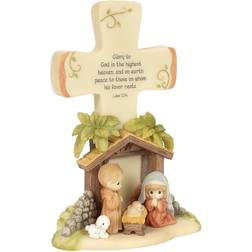 Precious Moments Glory to God Nativity Cross Figurine 8"