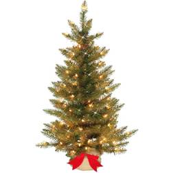 Puleo International 6 Pack: 3Ft Pre-Lit Slim Christmas Tree