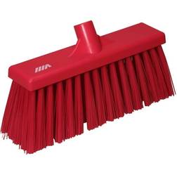 Vikan Broom, Red With PET Bristles Food Industry, Wet