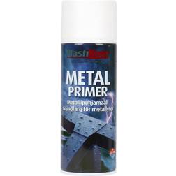 Plasti-Kote metal primer hvid. Spraydåse Metalmaling Hvid 0.4L