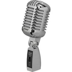 Pyle PDMICR68SL Classic Die-Cast Metal Retro-Style Dynamic Vocal Microphone Out of Stock PYLPDMICR68SL