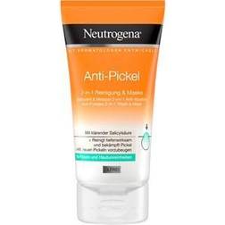 Neutrogena Ansigtspleje Hudrensning 2-i-1 anti-akne rens maske
