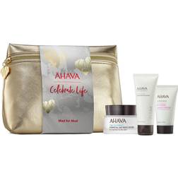 Ahava Facial Time To Hydrate Gift Set Essential Day Moisturizer Purifying Mud Mask Hand Cream