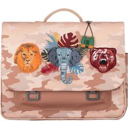 Jeune Premier Skoletaske Retro Wildlife Creme