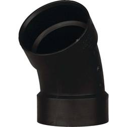 Charlotte Pipe 1-1/2 in. Hub X 1-1/2 in. D Hub ABS 45 Degree Elbow