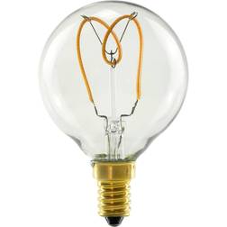 Segula globe LED bulb E14 3.2 W 2,200 K dim clear