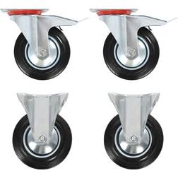 vidaXL 24 pcs Casters 160 mm