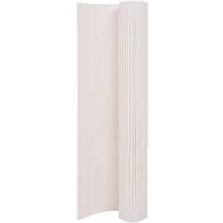 vidaXL Double-Sided Garden Fence 110x300 White