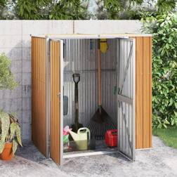 vidaXL brown, 161 Garden Tool Shed