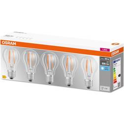 Osram LED lamp E27 Base CL A 7W 4000K helder per 5