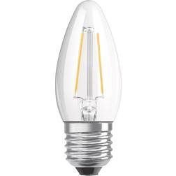 Osram LED-Kerzenlampe E27 4W warmweiß dimmbar klar