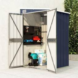 vidaXL Wall-mounted Garden Shed 118x100x178 Steel (Building Area )