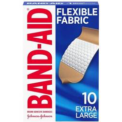 Band-Aid Flexible Fabric Adhesive Bandages Extra Large 10-pack