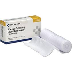 First Aid Only 4"X4 Yd Conforming Gauze Roll Bandage